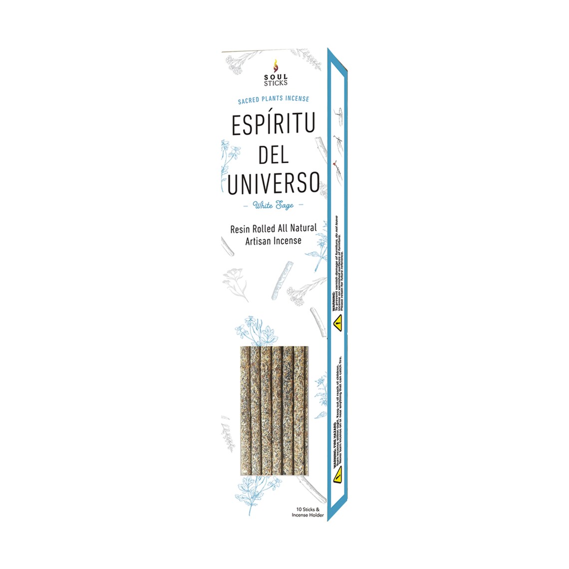 White Sage Resin Rolled Incense Sticks