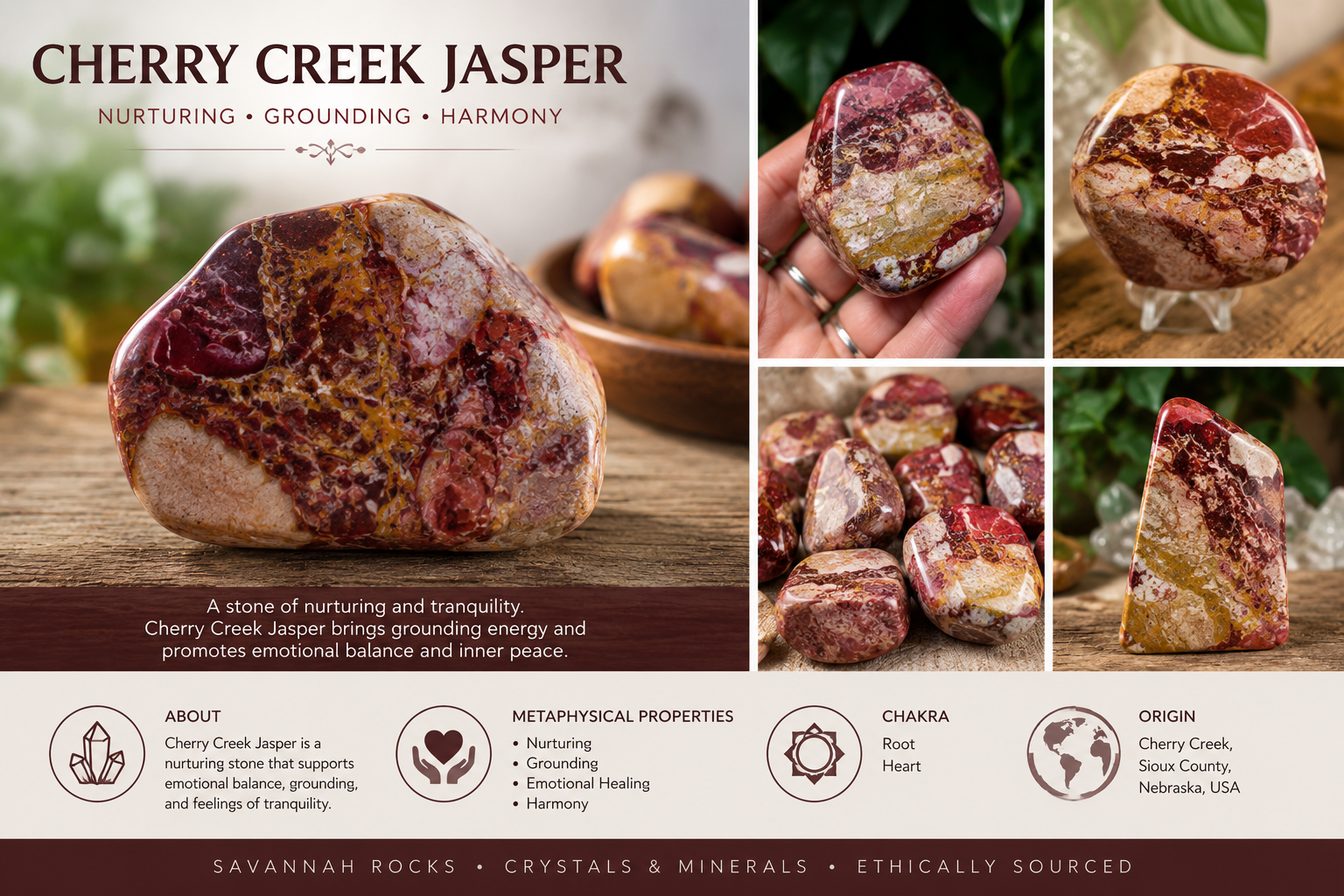 Cherry Creek Jasper Tumble