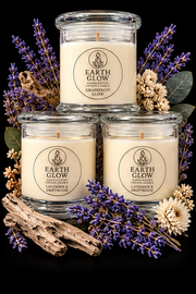 Earth Glow Lotion Candle Lavender and Driftwood
