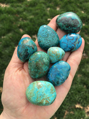 Chrysocolla tumble