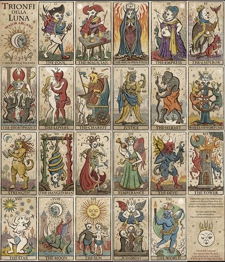 Trionfi Della Luna Tarot