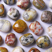 Crazy Lace Agate Tumbles