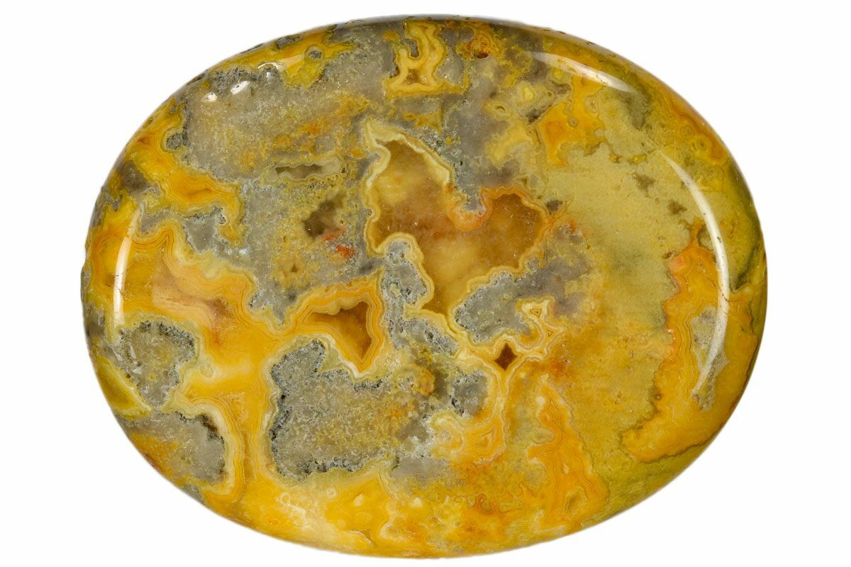 Crazy Lace Agate Worry Stone